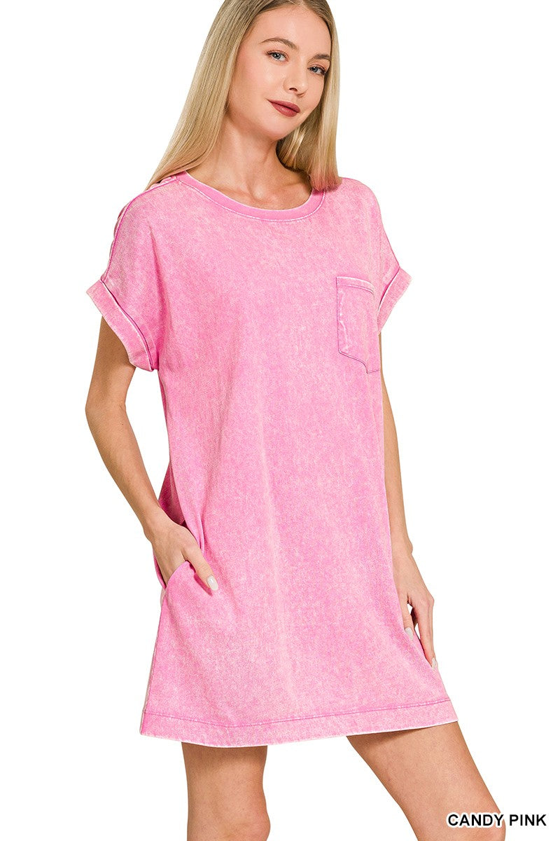 Premium Cotton Washed T-shirts Dress