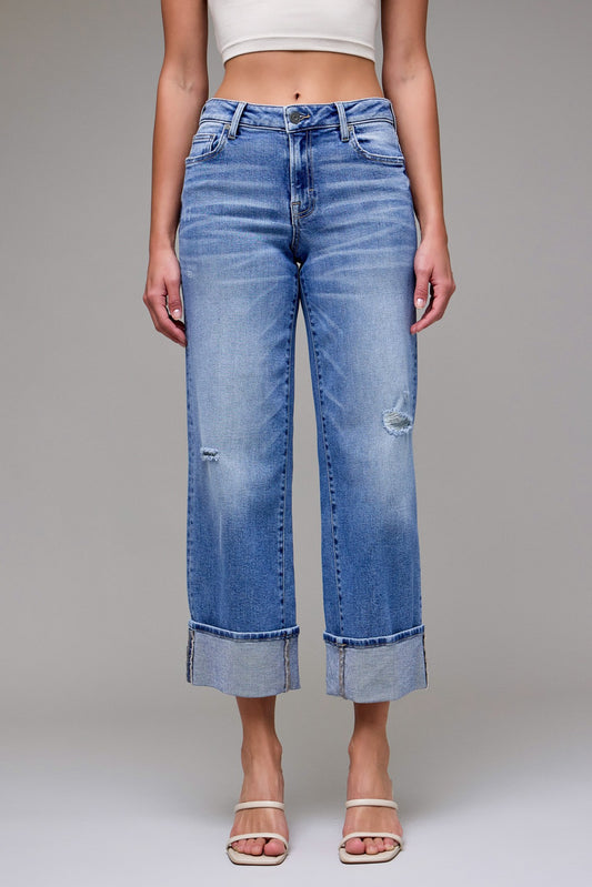 Hidden Jeans Logan Mid Rise Dad Jeans