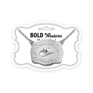 Bold Western Buckle Necklaces