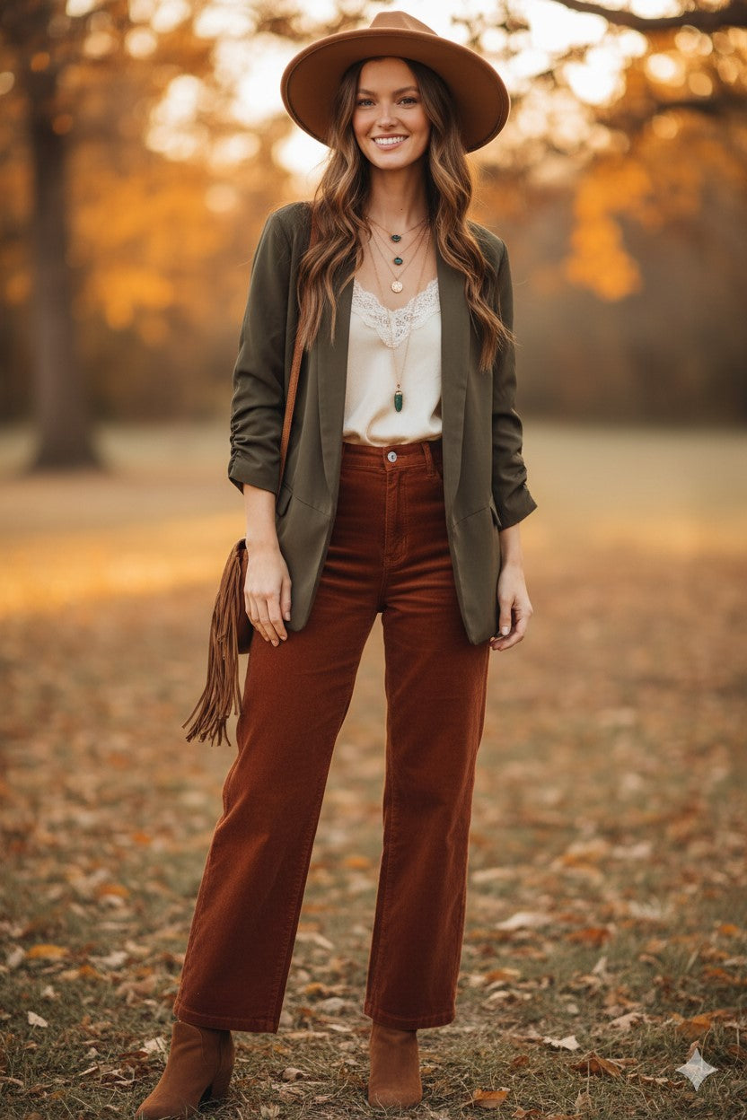 Open Front Ruched Blazer