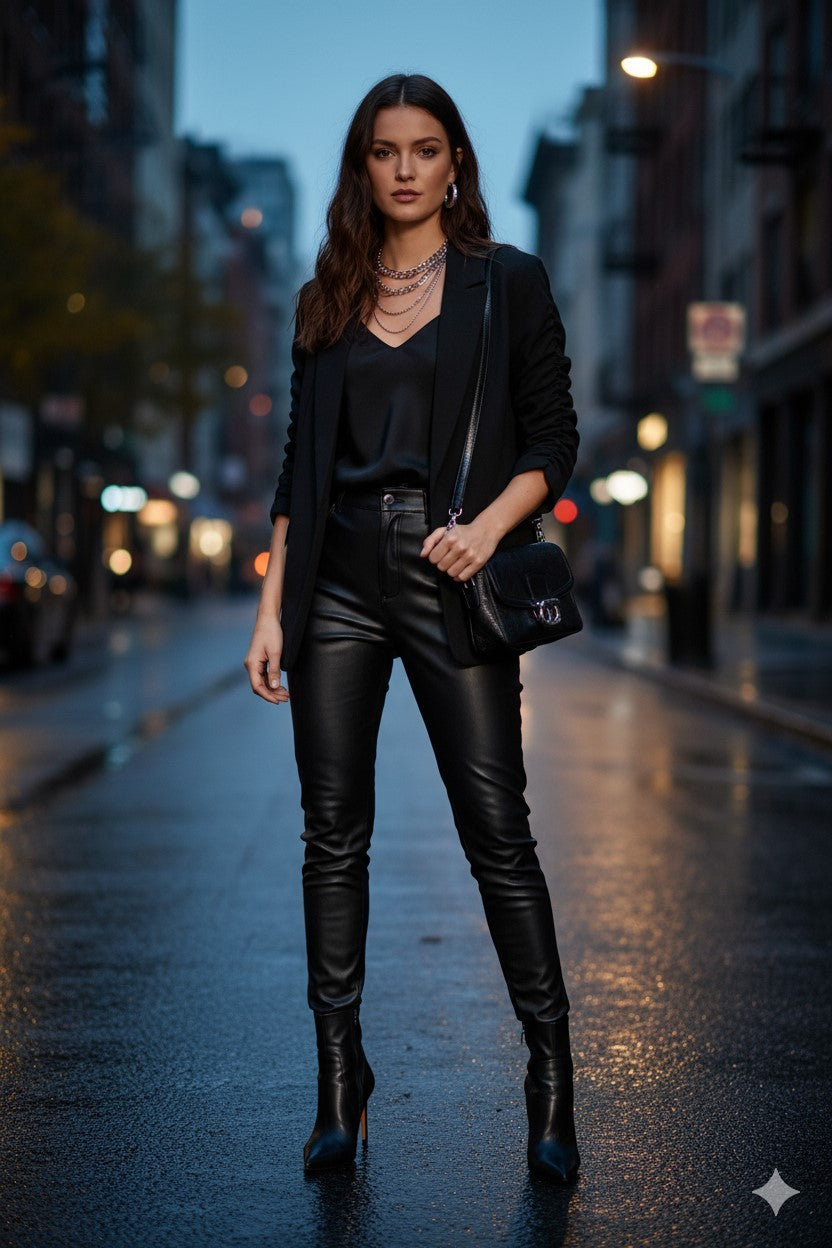 Open Front Ruched Blazer