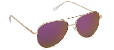 Peepers Ultraviolet Bifocal Sunglasses- Pink/Gold