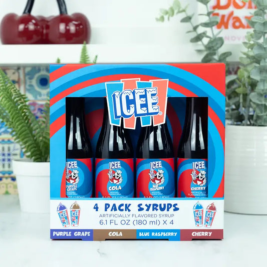 ICEE4 Pack Syrup: Grape/Cola/Cherry/Blue Raspberry