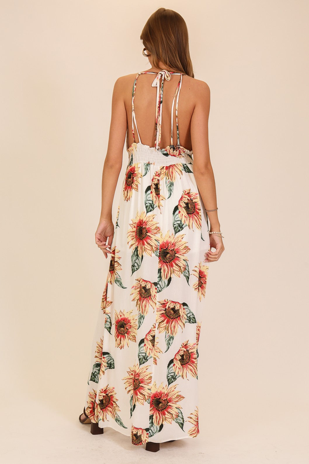 Sunflower Sleeveless Maxi Dress