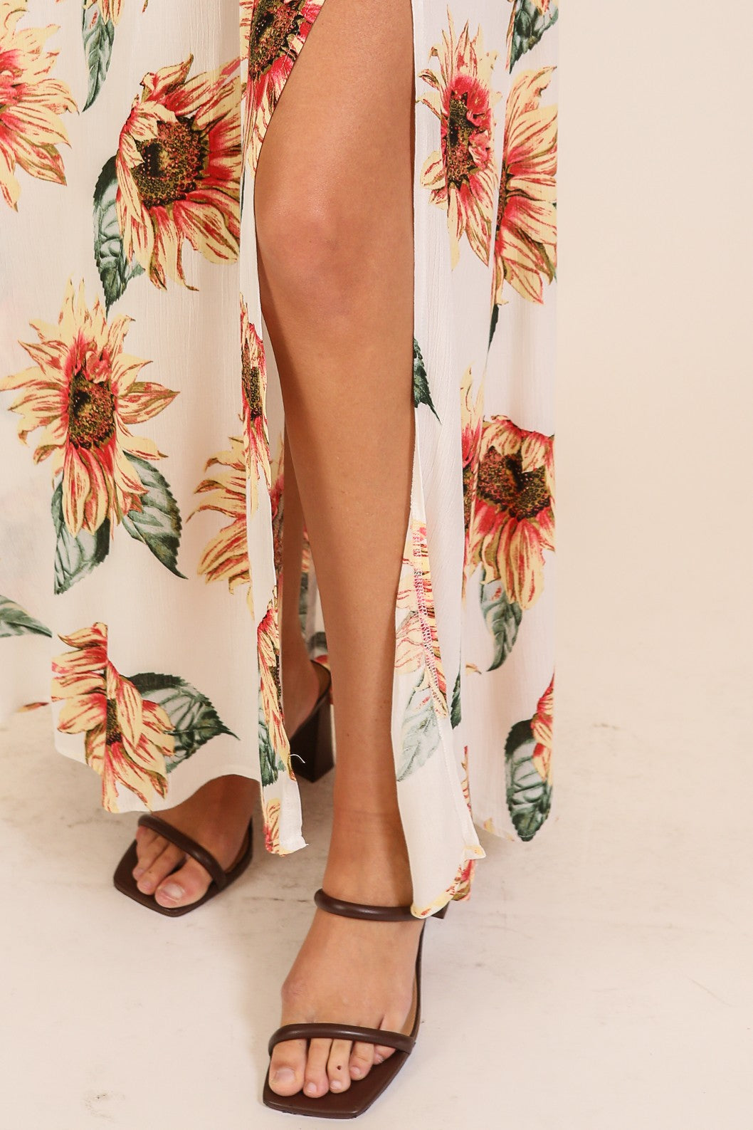 Sunflower Sleeveless Maxi Dress