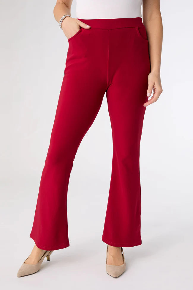 Tango Red Georgie Flare Bottom Pants