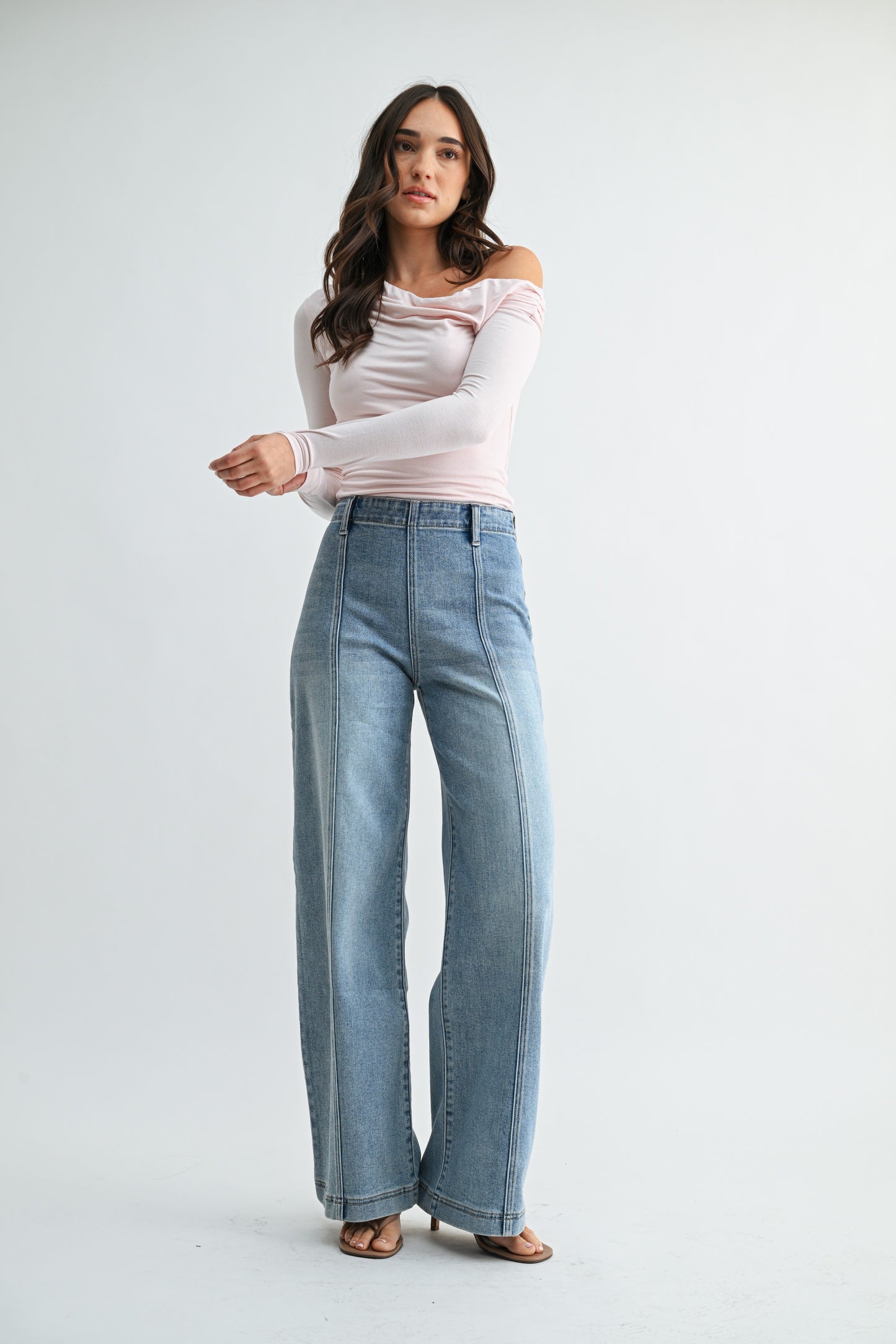 Just USA Front Seamed Dressy Pants