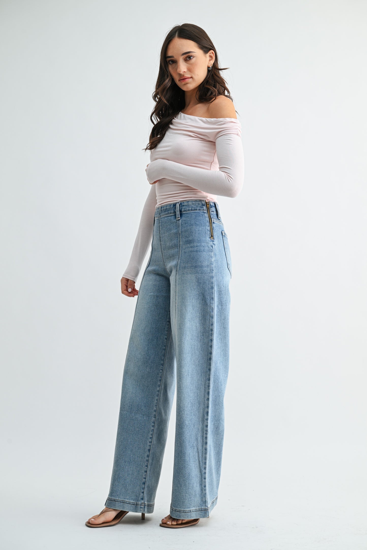 Just USA Front Seamed Dressy Pants