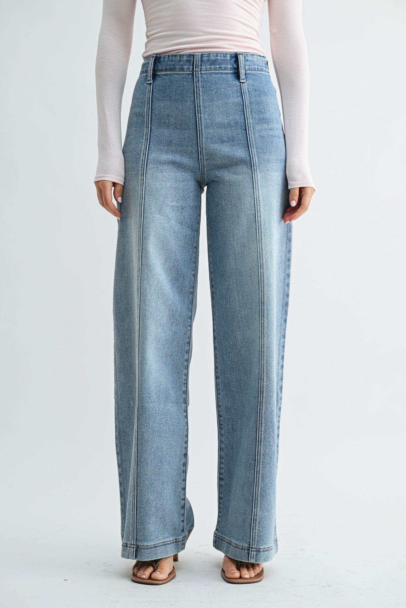 Just USA Front Seamed Dressy Pants