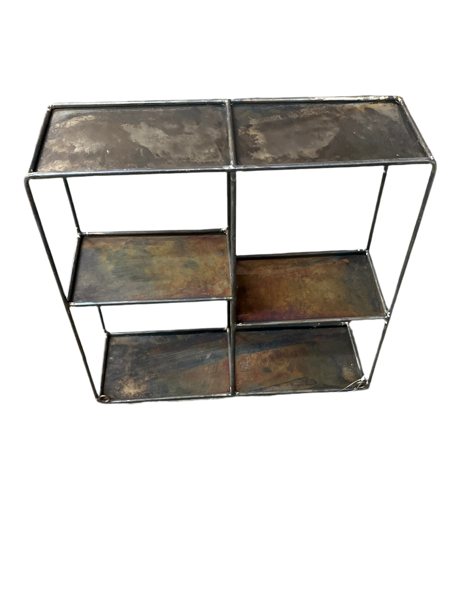 Rustic Metal Wall Shelf