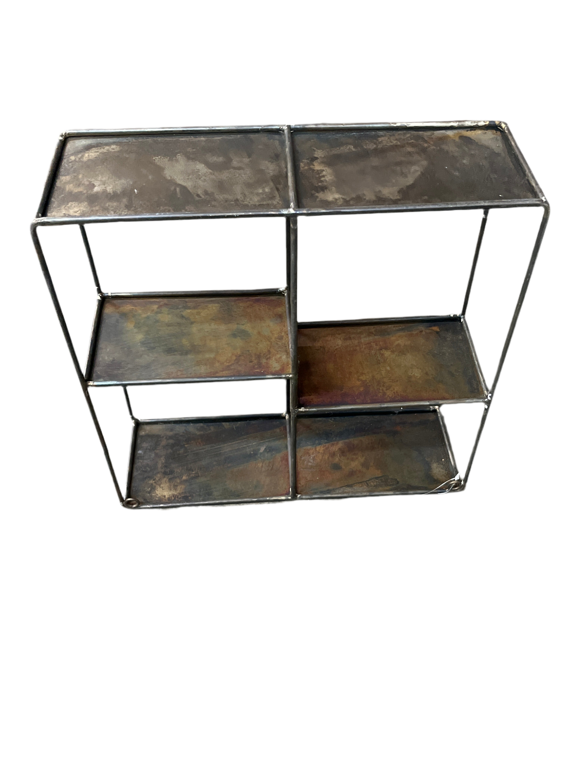 Rustic Metal Wall Shelf