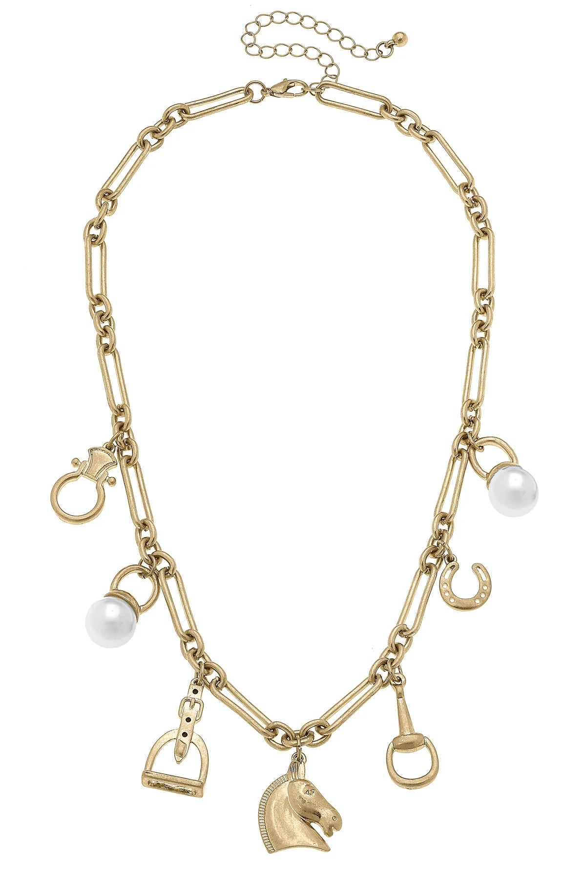 Juniper Equestrian Charm Necklace