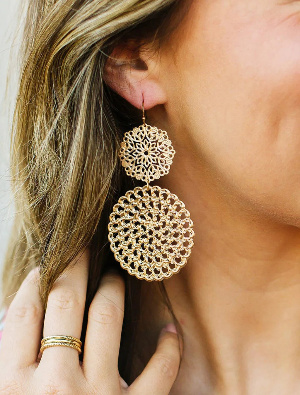 Gold Prague Earrings