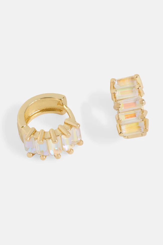 Emory Huggie Hoop Earring