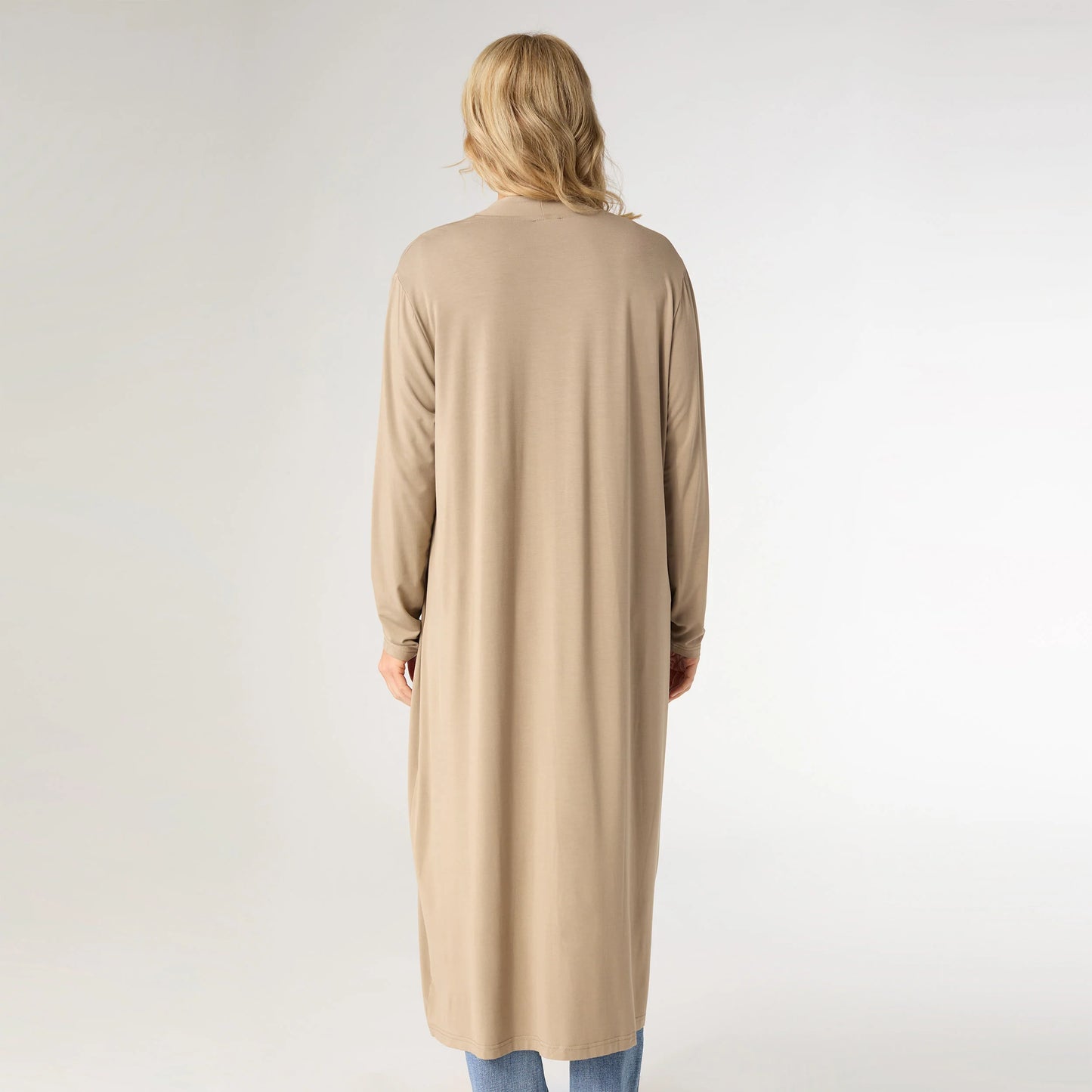 Taupe Soft Landing Long Sleeve Cardigan