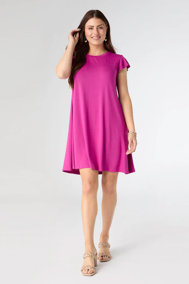 Francis Flutter Sleeve Dress