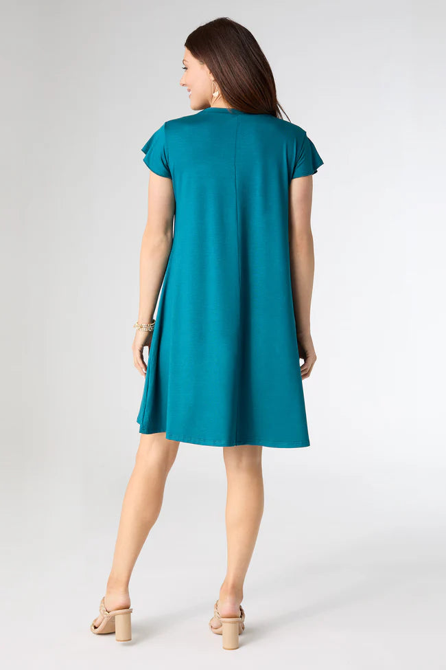 Francis Flutter Sleeve Dress
