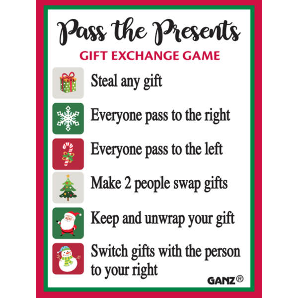 Pass The Presents Gift Exchange Dice Game