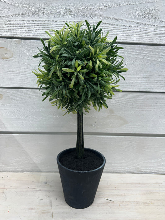 Faux Rosemary Topiary