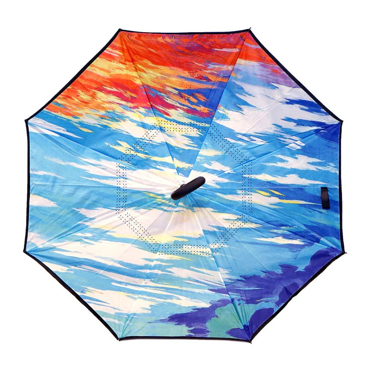 Pastel Topsy Turvy Umbrella