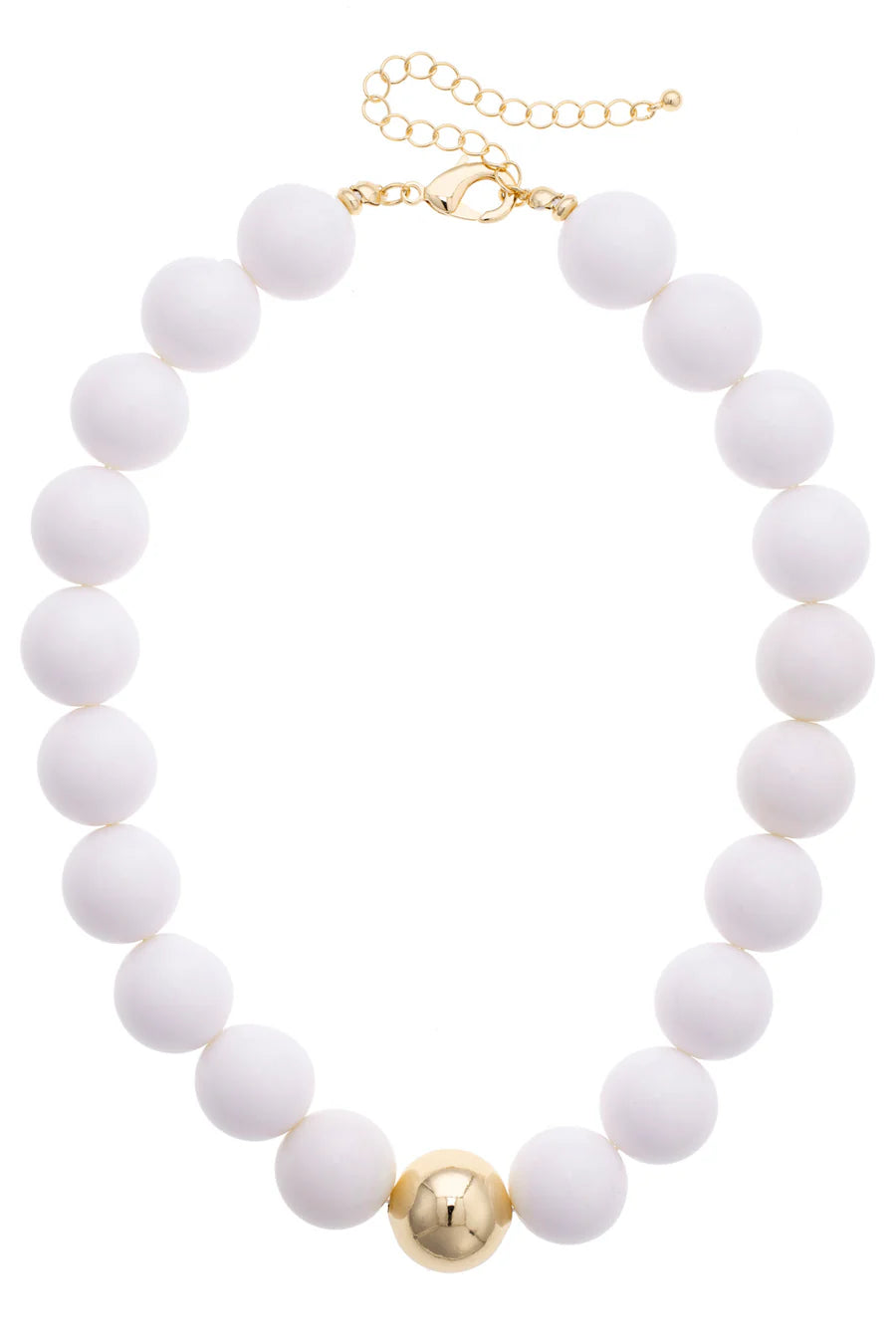 Canvas Marjorie Beaded Gumball Necklace