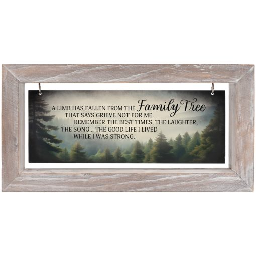 Sentimental Framed Message Bar
