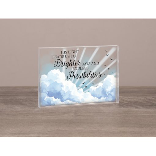 "Brighter Days" Block Sitter