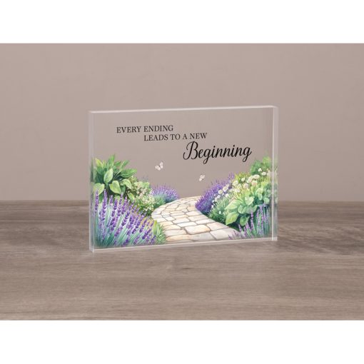 "New Beginning" Block Sitter