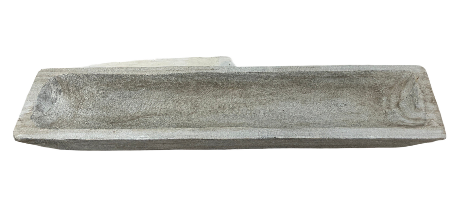 Paulownia Rectangle Grey Tray