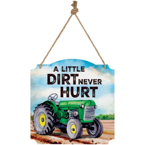 "Little Dirt" 18" Metal Wall Décor