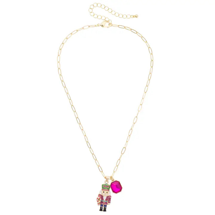 Canvas Swan Lake Nutcracker Paperclip Necklace