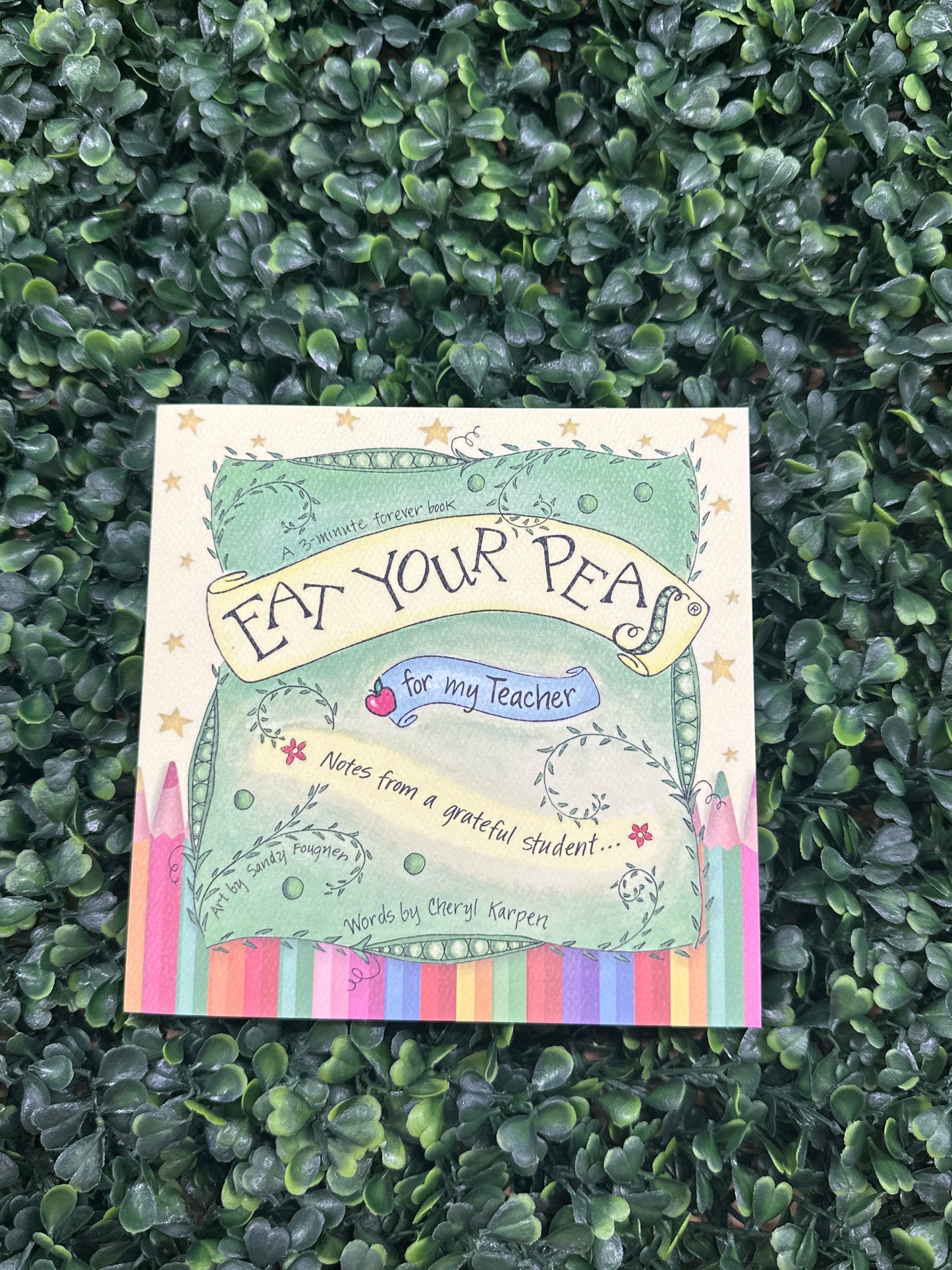 Eat Your Peas For My Teacher