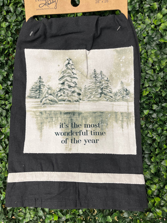 Most Wonderful Time Of The Year Tea Towel