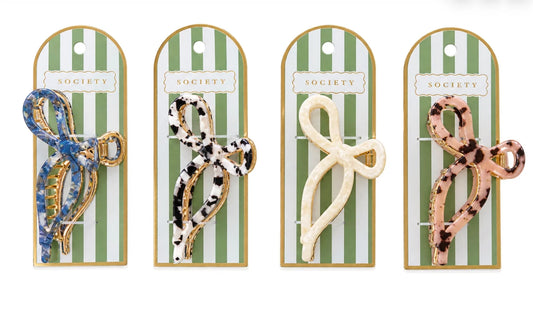 Simply Southern Metal Bow Hair Clips