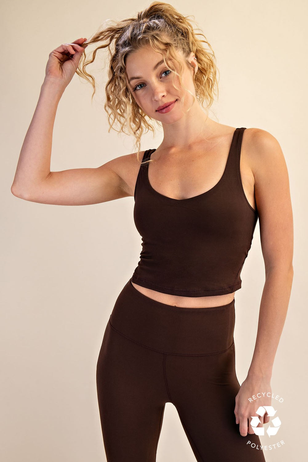 Rae Mode V Neck Yoga Top