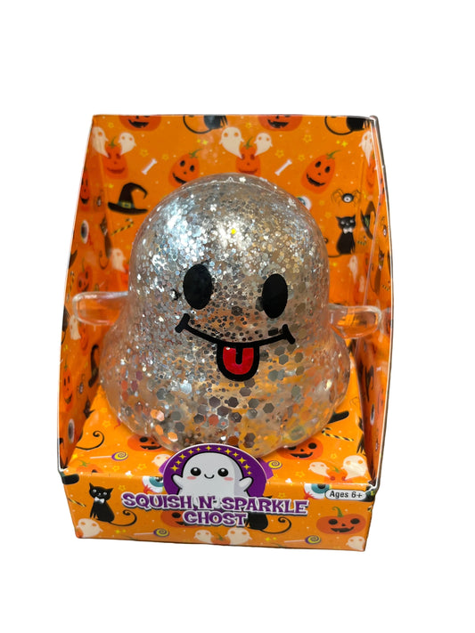 Zorbitz Squish N Sparkle Ghost Squishy Toy