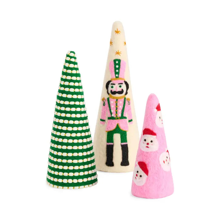 Shiraleah Nutcracker/Santa Decorative Trees