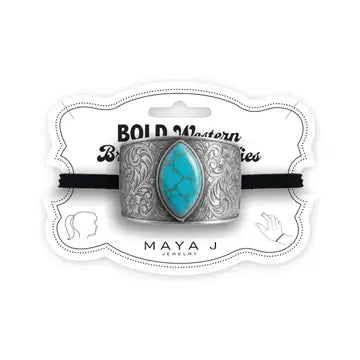 Bold Western Buckle Bracelet Hair Ties