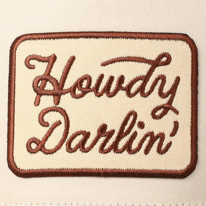 Howdy Darlin' Embroidery Patch Camo Cap