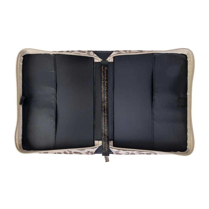 Large Bible Cover- Leopard Faith
