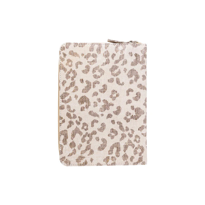 Small Zippered Journal- Leopard Faith
