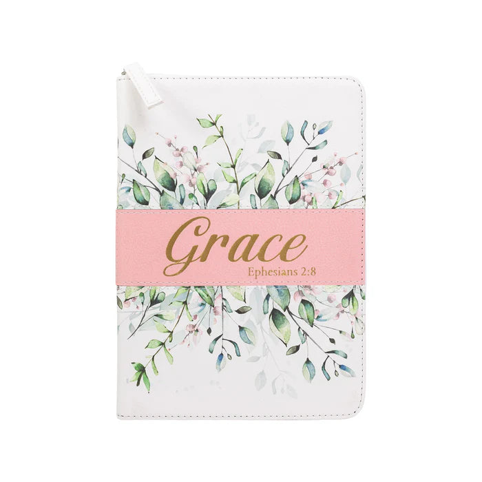 Small Zippered Journal- Grace