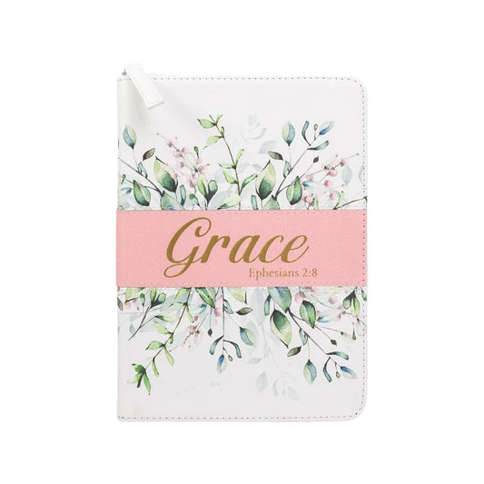Small Zippered Journal- Grace