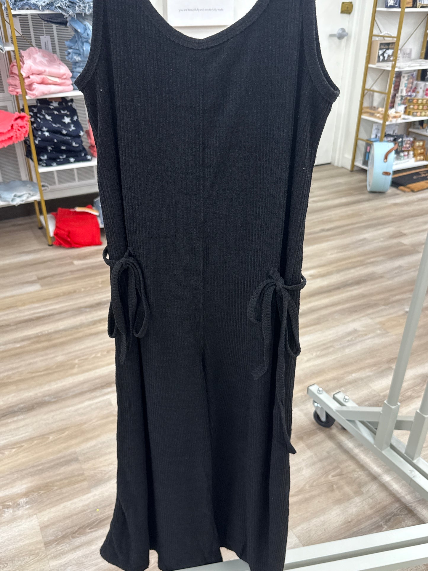Black Tank Top Jumpsuit