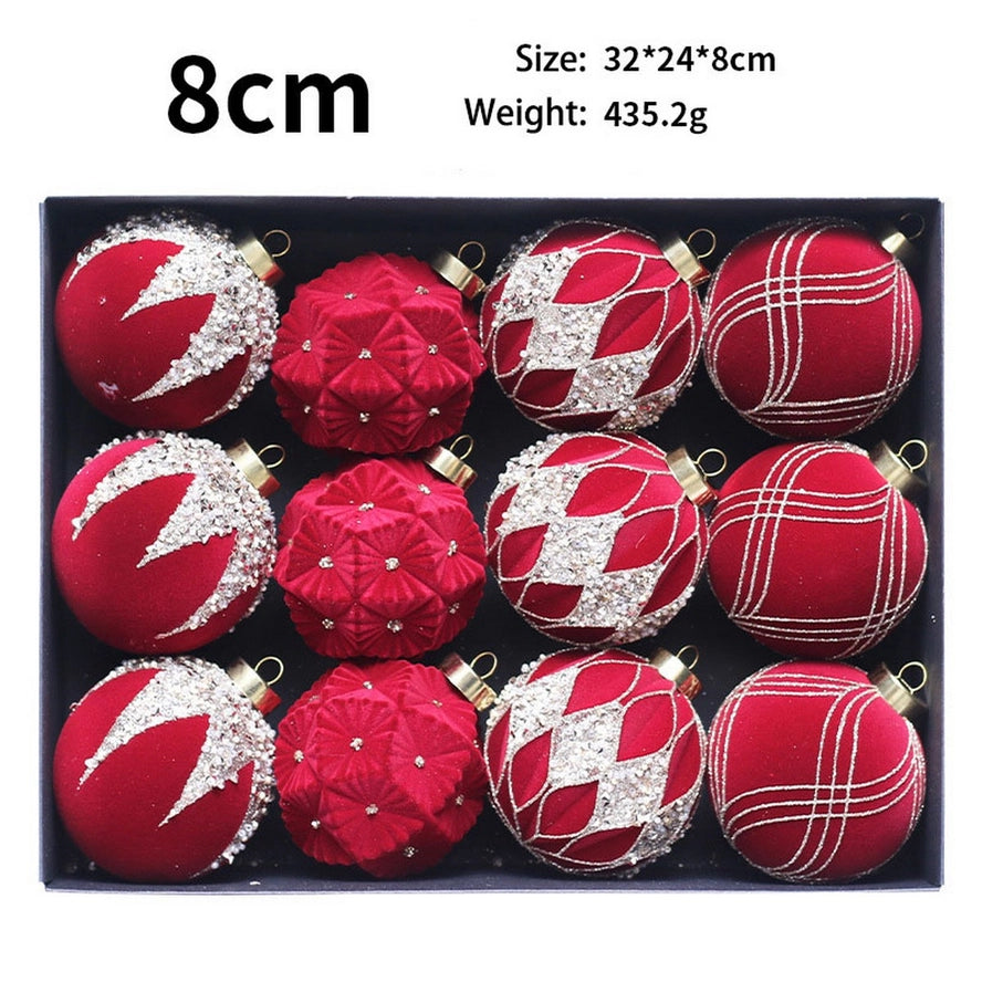 Velvet Diamond Christmas Ball Gift Set