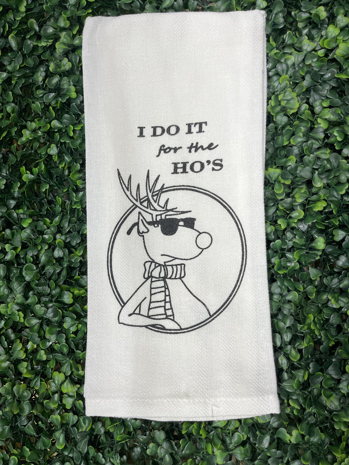 I Do It For The Ho's Tea Towel