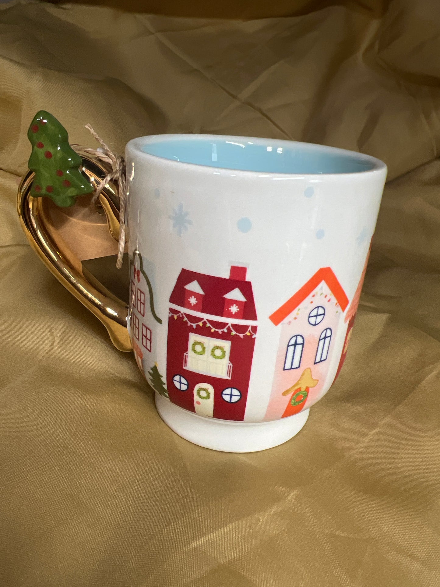 Mud Pie Christmas Pedestal Mug