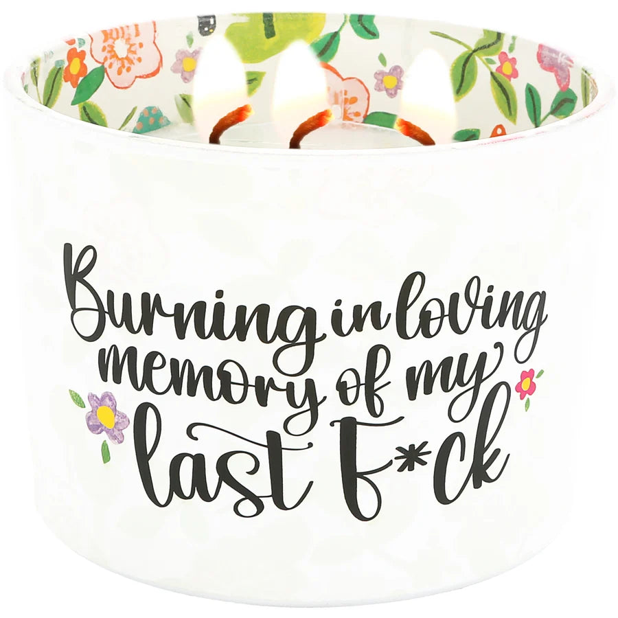 In Loving Memory Of My Last F*ck Soy Candle