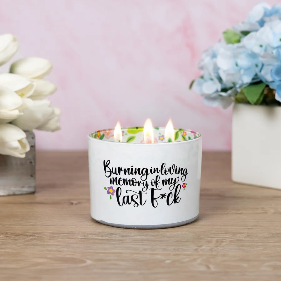 In Loving Memory Of My Last F*ck Soy Candle