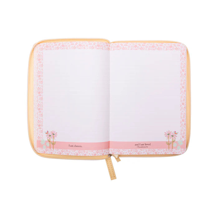 Small Zippered Journal- Be Still & Know